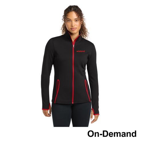 Women's Contrast Stretch Full-Zip image thumbnail
