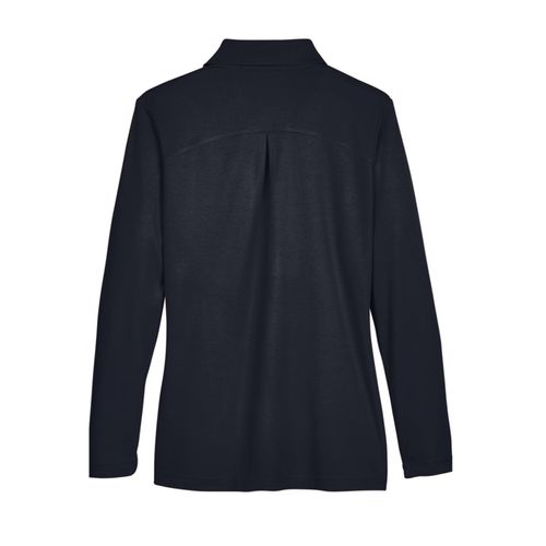 Women's Plaited Long Sleeve Polo image thumbnail