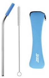 Image of Metal Straw Set w/ Pouch