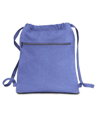 Seaside Cotton Pigment Dyed Drawstring Bag image thumbnail