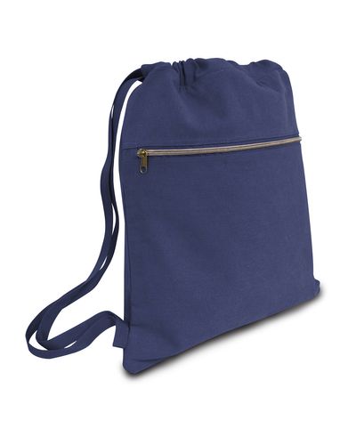 Seaside Cotton Pigment Dyed Drawstring Bag image thumbnail