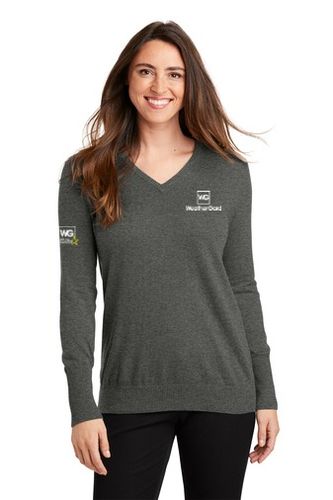 Port Authority Ladies V-Neck Sweater image thumbnail