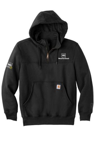 Carhartt Rain Defender Paxton Heavyweight Hooded Zip Mock Sweatshirt image thumbnail