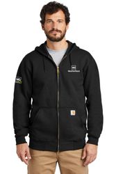Image of Carhartt Midweight Hooded Zip-Front Sweatshirt