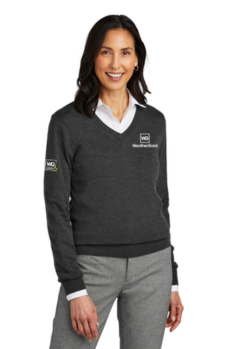 Brooks Brothers Women's Washable Merino V-Neck Sweater image thumbnail