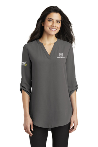 Port Authority Ladies 3/4-Sleeve Tunic Blouse image thumbnail