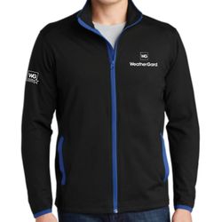 Image of Sport-Tek Sport-Wick Stretch Contrast Full-Zip Jacket