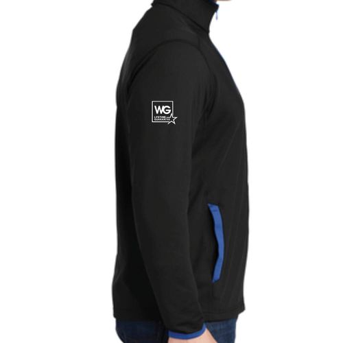 Sport-Tek Sport-Wick Stretch Contrast Full-Zip Jacket image thumbnail