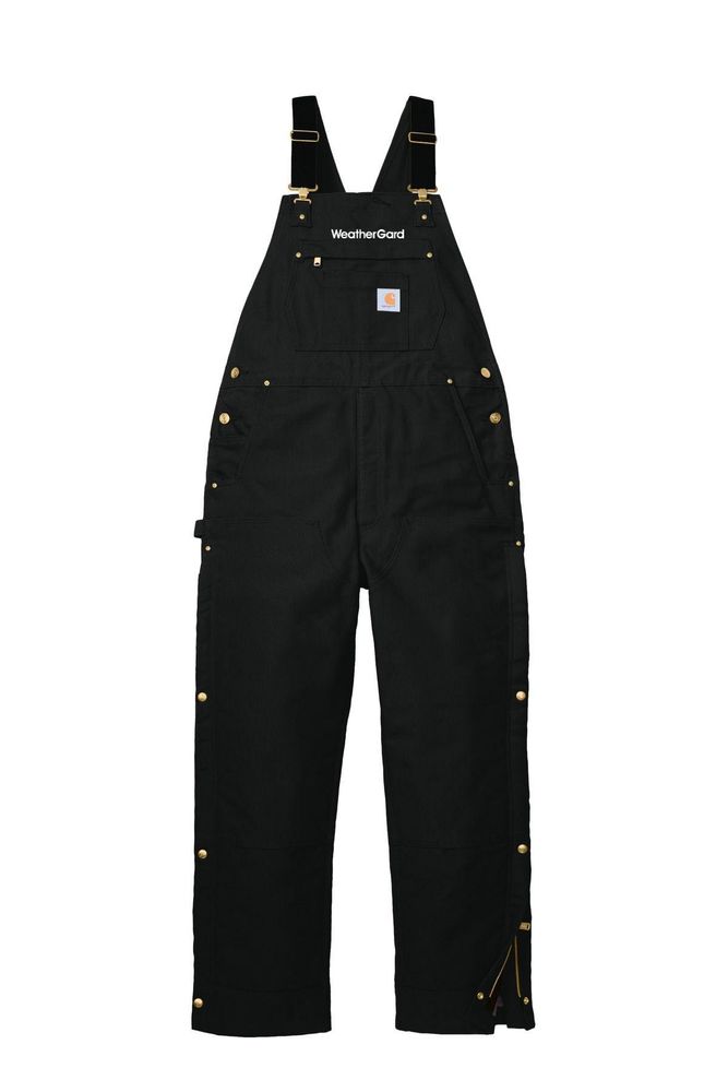 Carhartt Tall Firm Duck Insulated Bib Overalls primary image