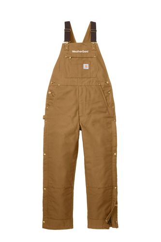 Carhartt Tall Firm Duck Insulated Bib Overalls image thumbnail