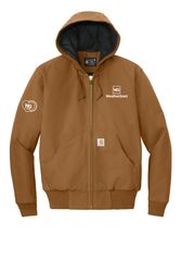 Image of Carhartt Quilted-Flanne-Lined Duck Active Jac.