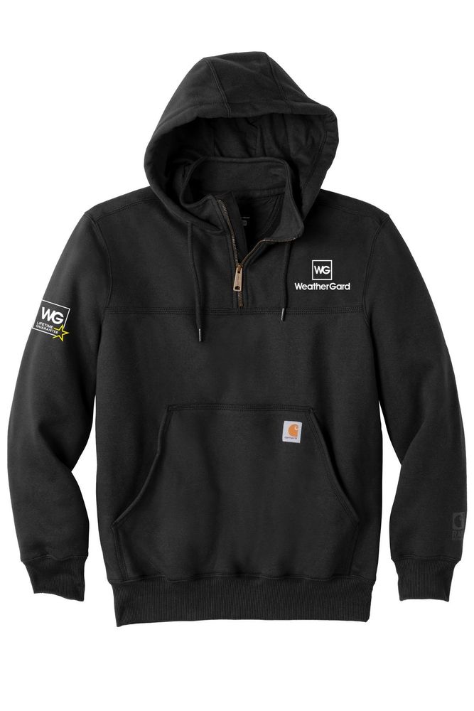 Carhartt Rain Defender Paxton Heavyweight Hooded Zip Mock Sweatshirt primary image