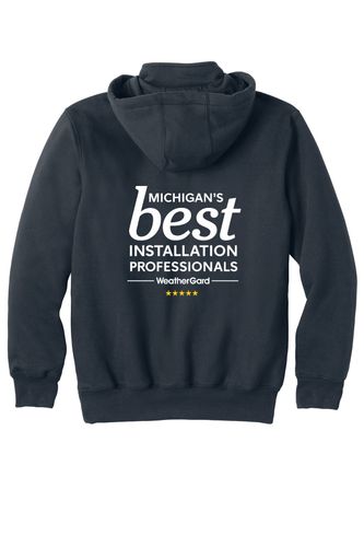 Carhartt Rain Defender Paxton Heavyweight Hooded Zip Mock Sweatshirt image thumbnail