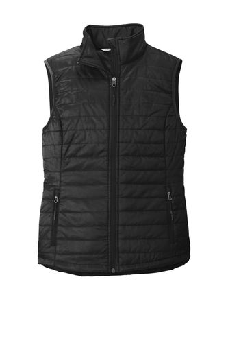 Ladies Packable Puffy Vest  image thumbnail