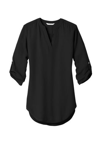 Ladies 3/4-Sleeve Tunic Blouse image thumbnail