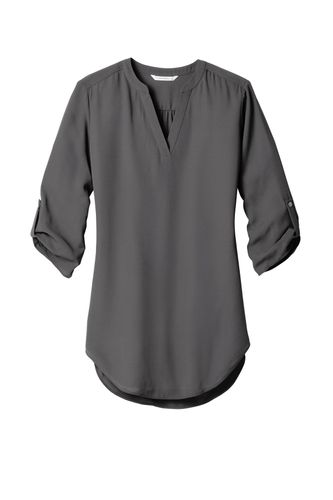 Ladies 3/4-Sleeve Tunic Blouse image thumbnail