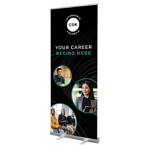 Standard Retractable Banner 33" x 81" image thumbnail