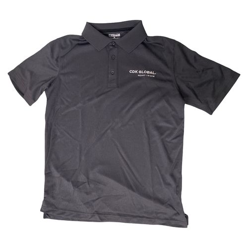 Mens Heavy Truck Polo - Grey image thumbnail