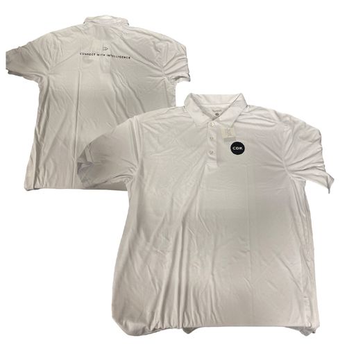 Men's Polo White - CDK Black Chest image thumbnail