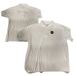 Image of Men's Polo White - CDK Black Chest