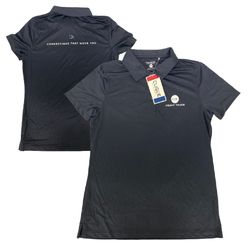 Image of Women's Black Polo - Heavy Truck