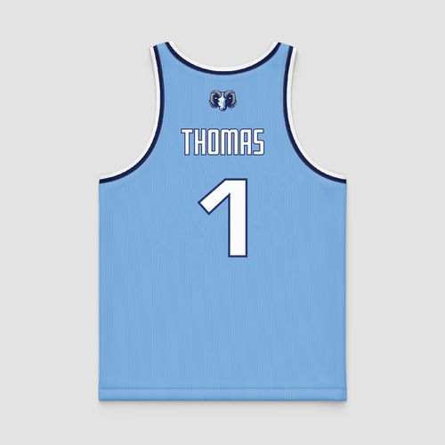 Men's Basketball Keaney Blue Jersey image thumbnail