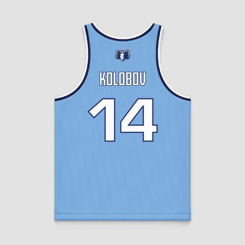 Men's Basketball Keaney Blue Jersey image thumbnail