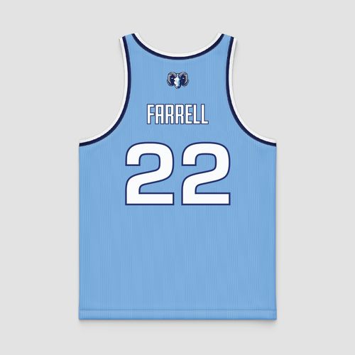 Men's Basketball Keaney Blue Jersey image thumbnail