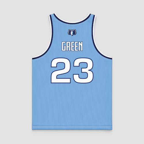 Men's Basketball Keaney Blue Jersey image thumbnail