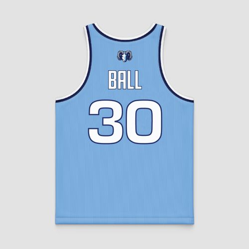 Men's Basketball Keaney Blue Jersey image thumbnail