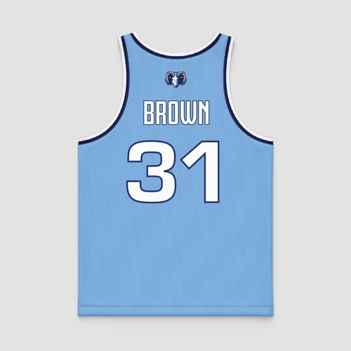 Men's Basketball Keaney Blue Jersey image thumbnail