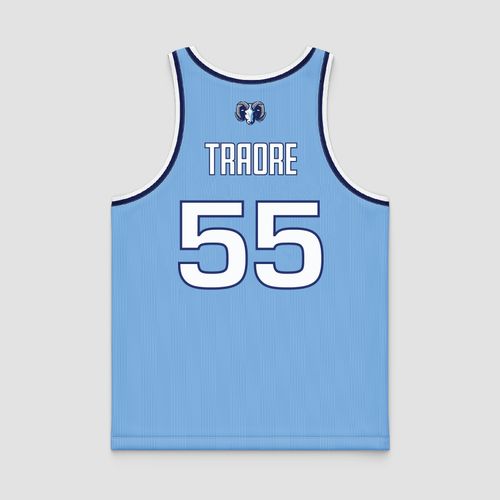 Men's Basketball Keaney Blue Jersey image thumbnail