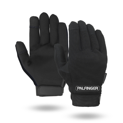 Black Touchscreen Mechanics Gloves image thumbnail
