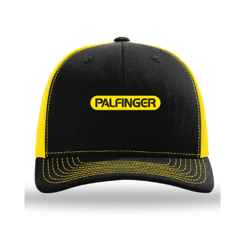 Richardson Black and Yellow Trucker Hat image thumbnail