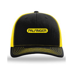 Image of Richardson Black and Yellow Trucker Hat