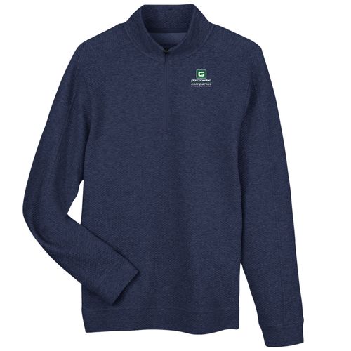 NORTH END Men's Spirit Textured Quarter-Zip image thumbnail