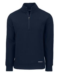 Image of Cutter & Buck Roam Eco Recycled Quarter Zip Mens Pullover