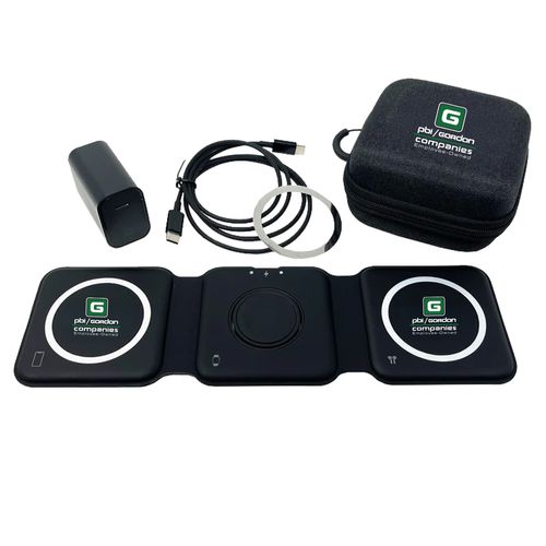 Trio Pro - 3-In-1 Travel Charger - Black image thumbnail