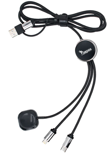 LED Multi-Cable Featuring Apple Watch Charging Dock image thumbnail