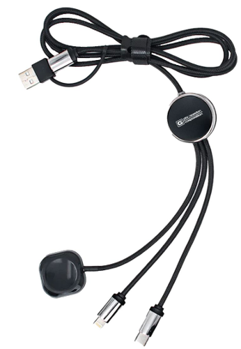 LED Multi-Cable Featuring Apple Watch Charging Dock image thumbnail