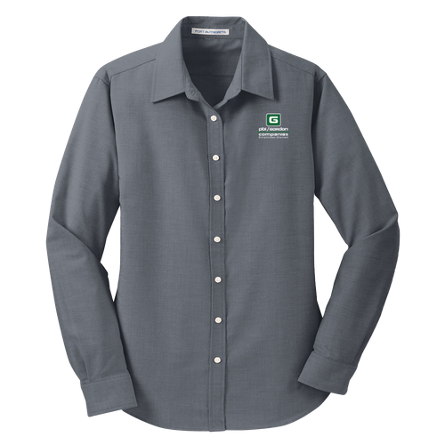 Port Authority® Women's SuperPro™ Oxford Shirt image thumbnail