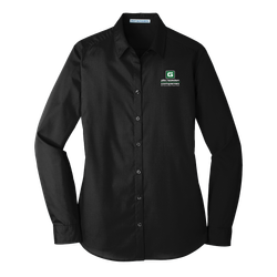 Image of Port Authority® Women's Long Sleeve Carefree Poplin Shirt