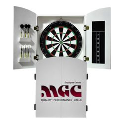 Image of Dartboard with Cabinet