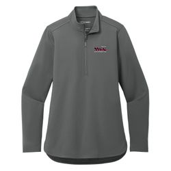 Image of Ladies Port Authority C-Free Double Knit 1/4 Zip