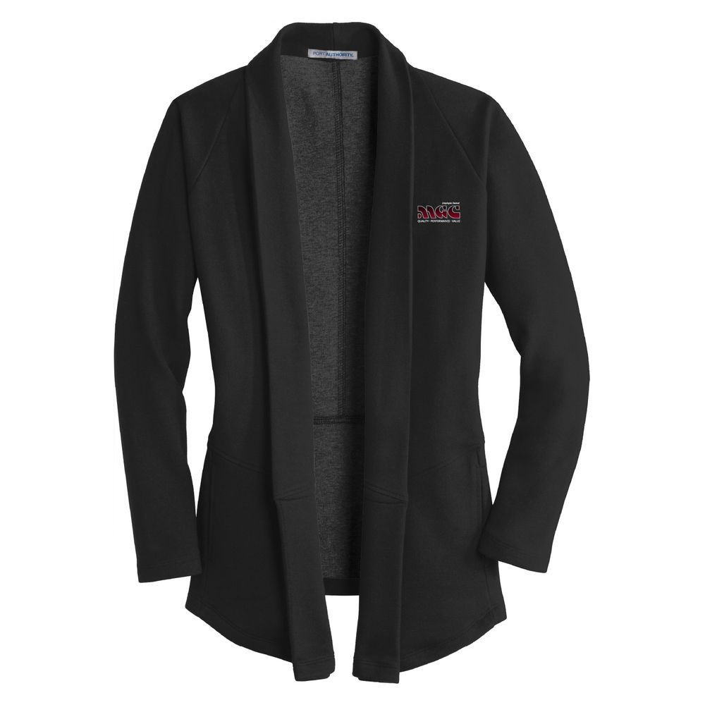 Ladies Port Authority Interlock Cardigan primary image