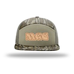Image of Printed 7 Panel Trucker Cap