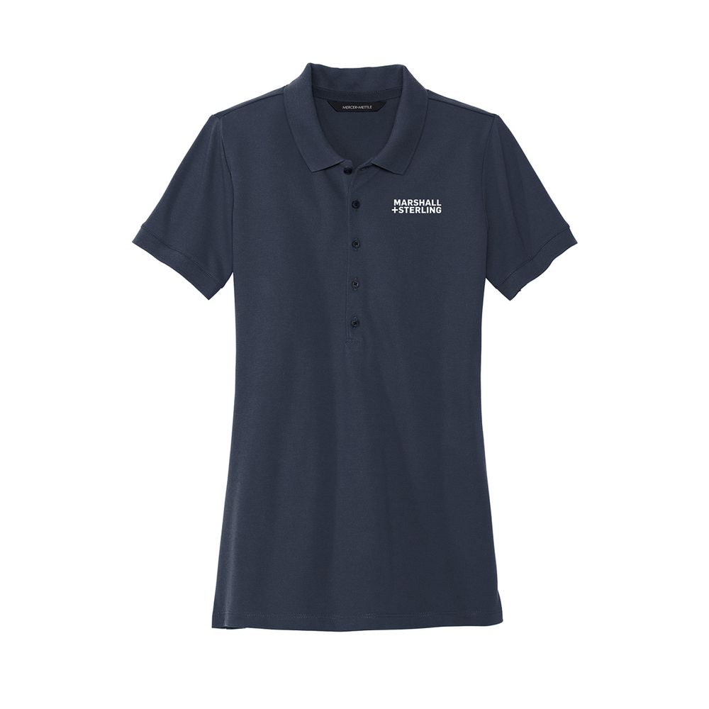 Heavyweight Pique Polo - Women's Navy primary image