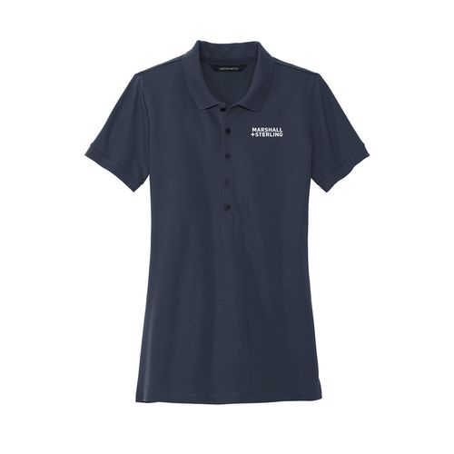 Heavyweight Pique Polo - Women's Navy image thumbnail