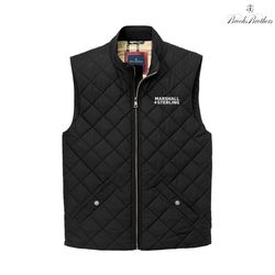Image of Brooks Brother's Quilted Vest - Men's Black