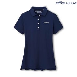 Image of Peter Millar Solid Performance Polo - Women's Navy